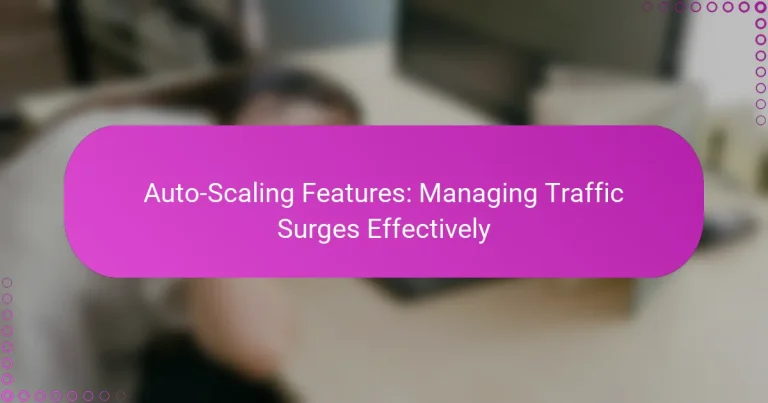 Auto-Scaling Features: Managing Traffic Surges Effectively
